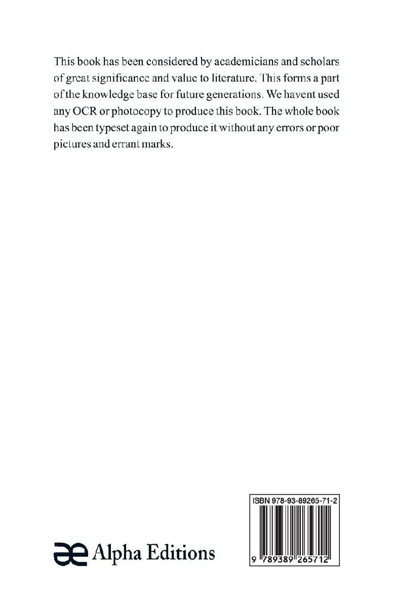History of the people of Israel (Volume I) Till the End of king David