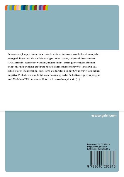 Bildungsbenachteiligung qua Geschlecht