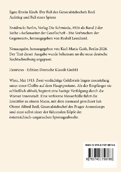 Der Fall des Generalstabschefs Redl