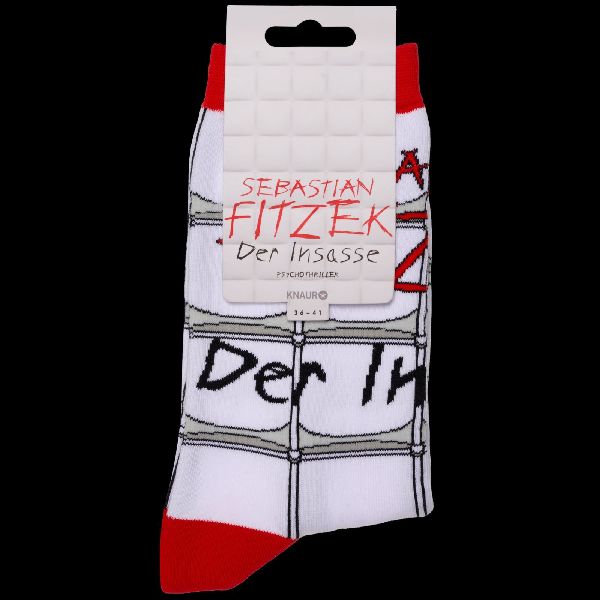 Sebastian Fitzek-Socken "Der Insasse" Größe 36-41