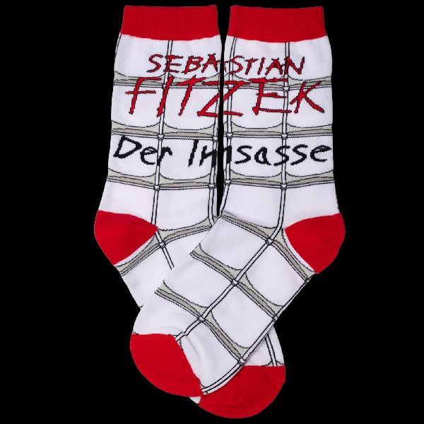 Sebastian Fitzek-Socken "Der Insasse" Größe 36-41