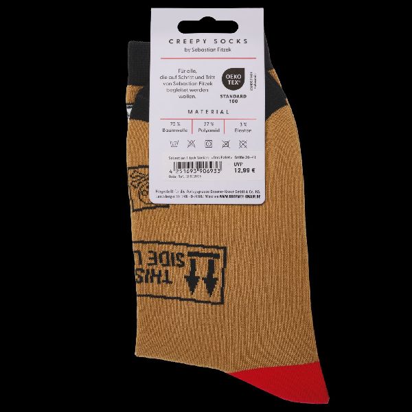 Sebastian Fitzek-Socken "Das Paket" Größe 36-41