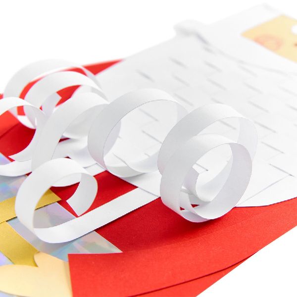 Bastelset - Papier-Flechten Weihnachten