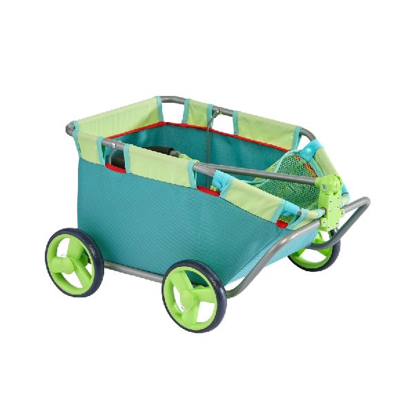 Puppen-Bollerwagen - Türkis