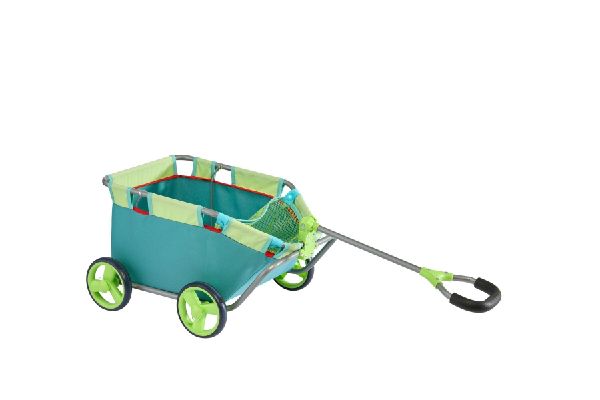 Puppen-Bollerwagen - Türkis