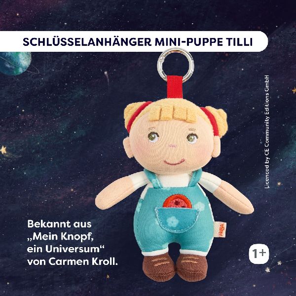 Schlüsselanhänger Mini-Puppe Tilli