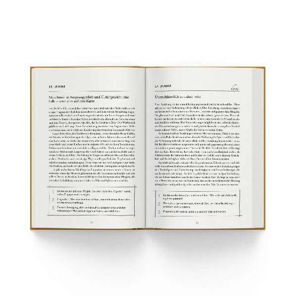 Jeden Tag einen Schritt. Limitierte Schmuckausgabe.
