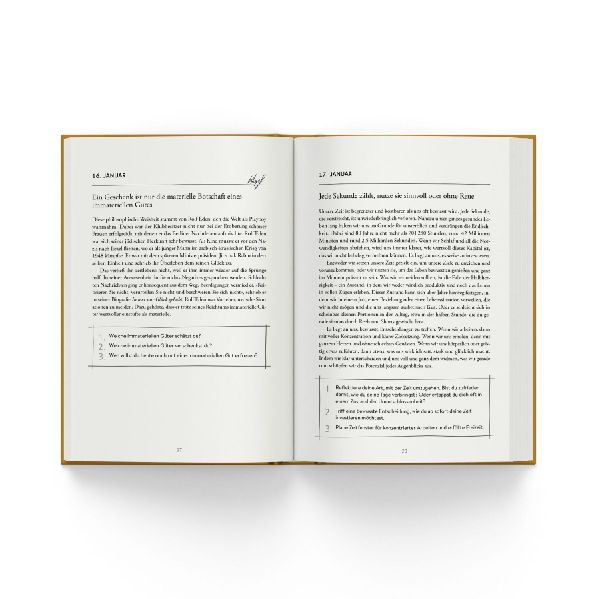 Jeden Tag einen Schritt. Limitierte Schmuckausgabe.