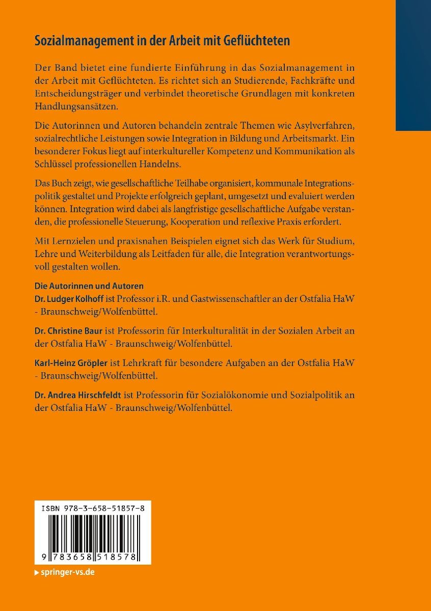 Sozialmanagement in der Arbeit mit Geflüchteten