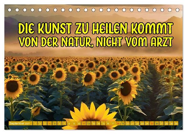 Gute Besserung - mit coolen Sprüchen (Tischkalender 2027 DIN A5 quer), CALVENDO Monatskalender