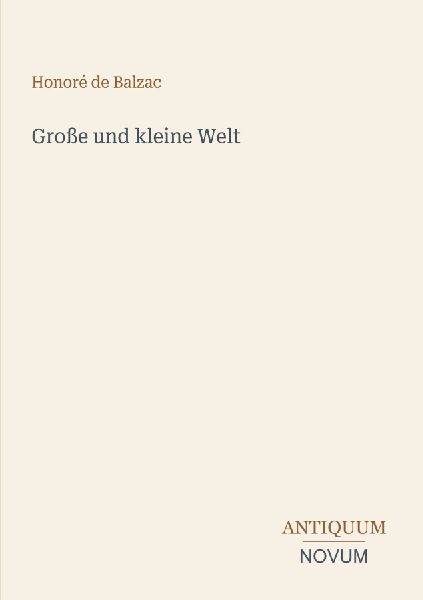 Große und kleine Welt