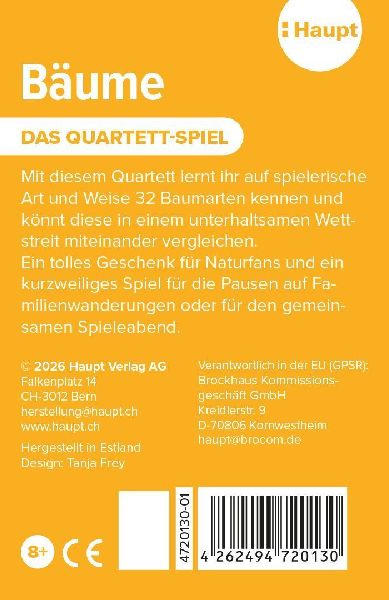 Bäume - das Quartett-Spiel