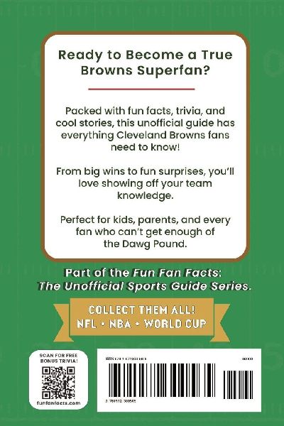 Cleveland Browns Football Book for Kids