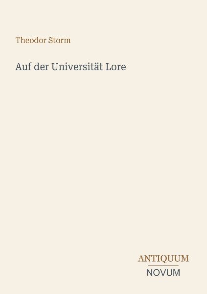 Auf der Universität Lore