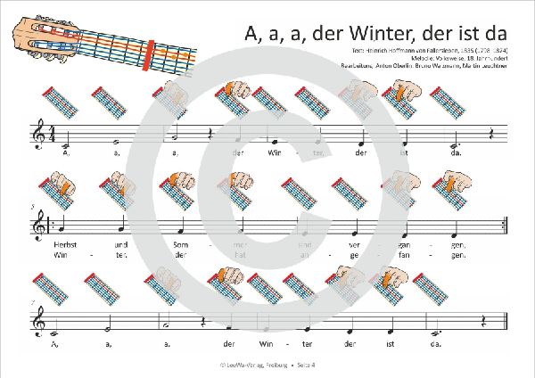 Einfacher!-Geht-Nicht: 16 Kinderlieder BAND 1 - für Gitarre (mit Kapodaster) mit CD