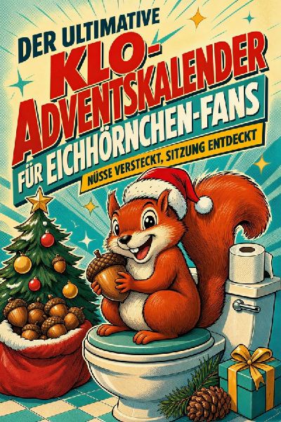 Der ultimative Klo-Adventskalender für Eichhörnchen-Fans