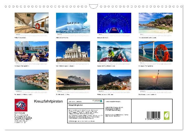 Kreuzfahrtpiraten (Wandkalender 2027 DIN A3 quer), CALVENDO Monatskalender