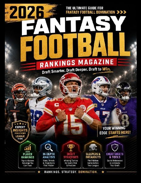 2026 FANTASY FOOTBALL RANKINGS MAGAZINE