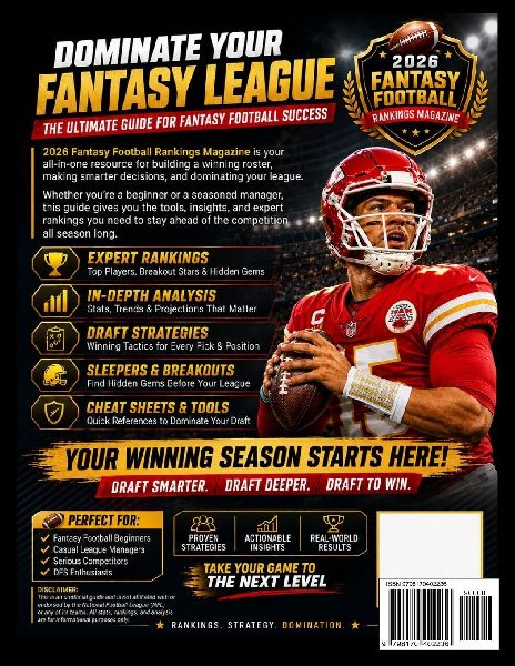 2026 FANTASY FOOTBALL RANKINGS MAGAZINE