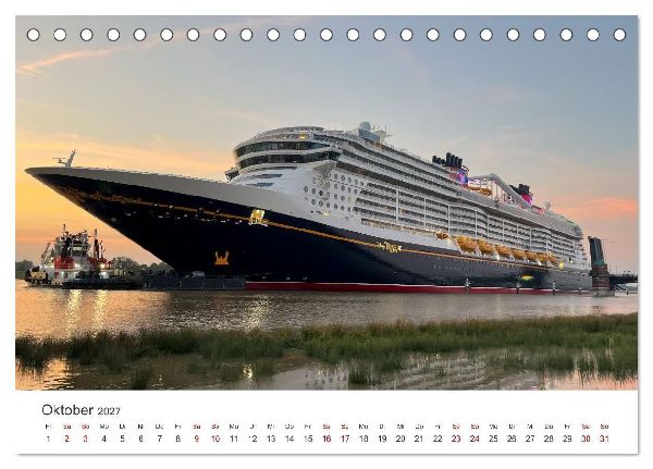 Kreuzfahrtpiraten (Tischkalender 2027 DIN A5 quer), CALVENDO Monatskalender