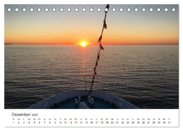Kreuzfahrtpiraten (Tischkalender 2027 DIN A5 quer), CALVENDO Monatskalender