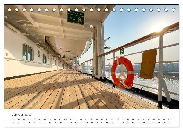 Kreuzfahrtpiraten (Tischkalender 2027 DIN A5 quer), CALVENDO Monatskalender