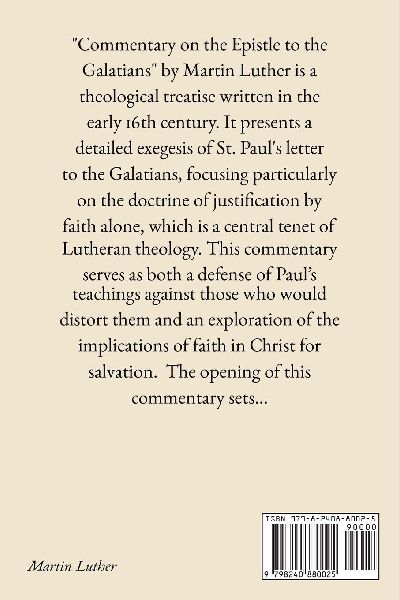 Commentary on the Epistle to the Galatians