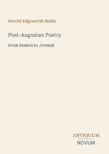 Post-Augustan Poetry