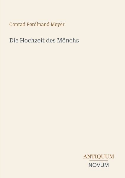 Die Hochzeit des Mönchs