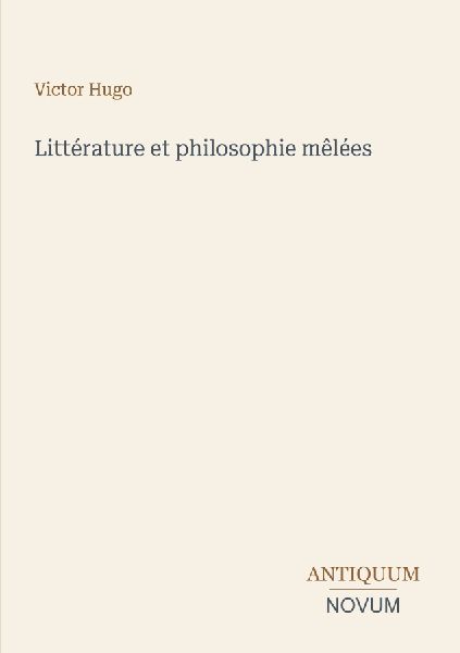 Littérature et philosophie mêlées