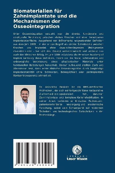 Biomaterialien für Zahnimplantate und die Mechanismen der Osseointegration