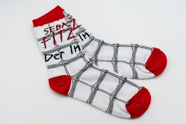 Sebastian Fitzek-Socken "Der Insasse" Größe 36-41
