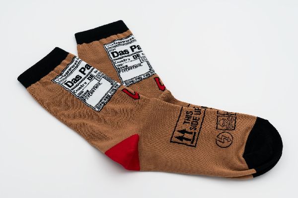 Sebastian Fitzek-Socken "Das Paket" Größe 41 - 46