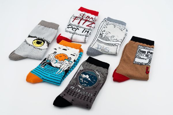 Sebastian Fitzek-Socken "Der Insasse" Größe 36-41