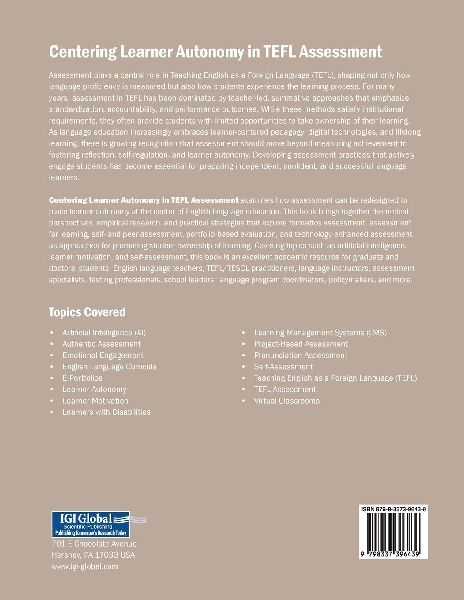 Centering Learner Autonomy in TEFL Assessment