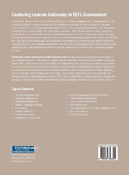 Centering Learner Autonomy in TEFL Assessment