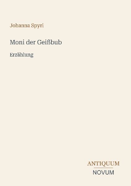 Moni der Geißbub