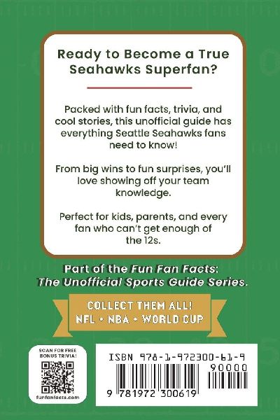 Seattle Seahawks Football Book for Kids