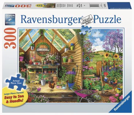 Erwachsenenpuzzle 300 Teile Large Pieces - Die Oase des Gärtners