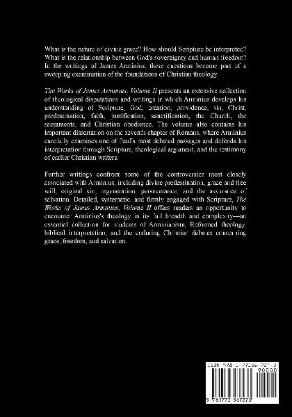 The Works of James Arminius, Volume II