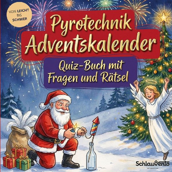 Pyrotechnik-Adventskalender: Quiz-Buch mit Fragen und Rätsel