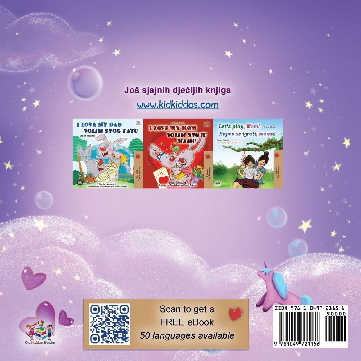Sweet Dreams, My Love (Bosnian Book for Kids)