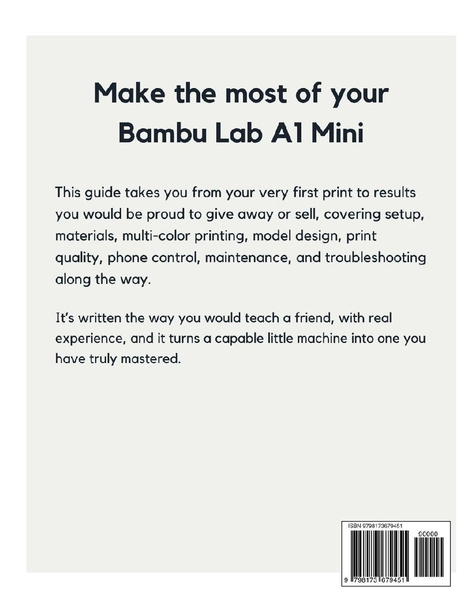 Bambu Lab A1 Mini Handbook