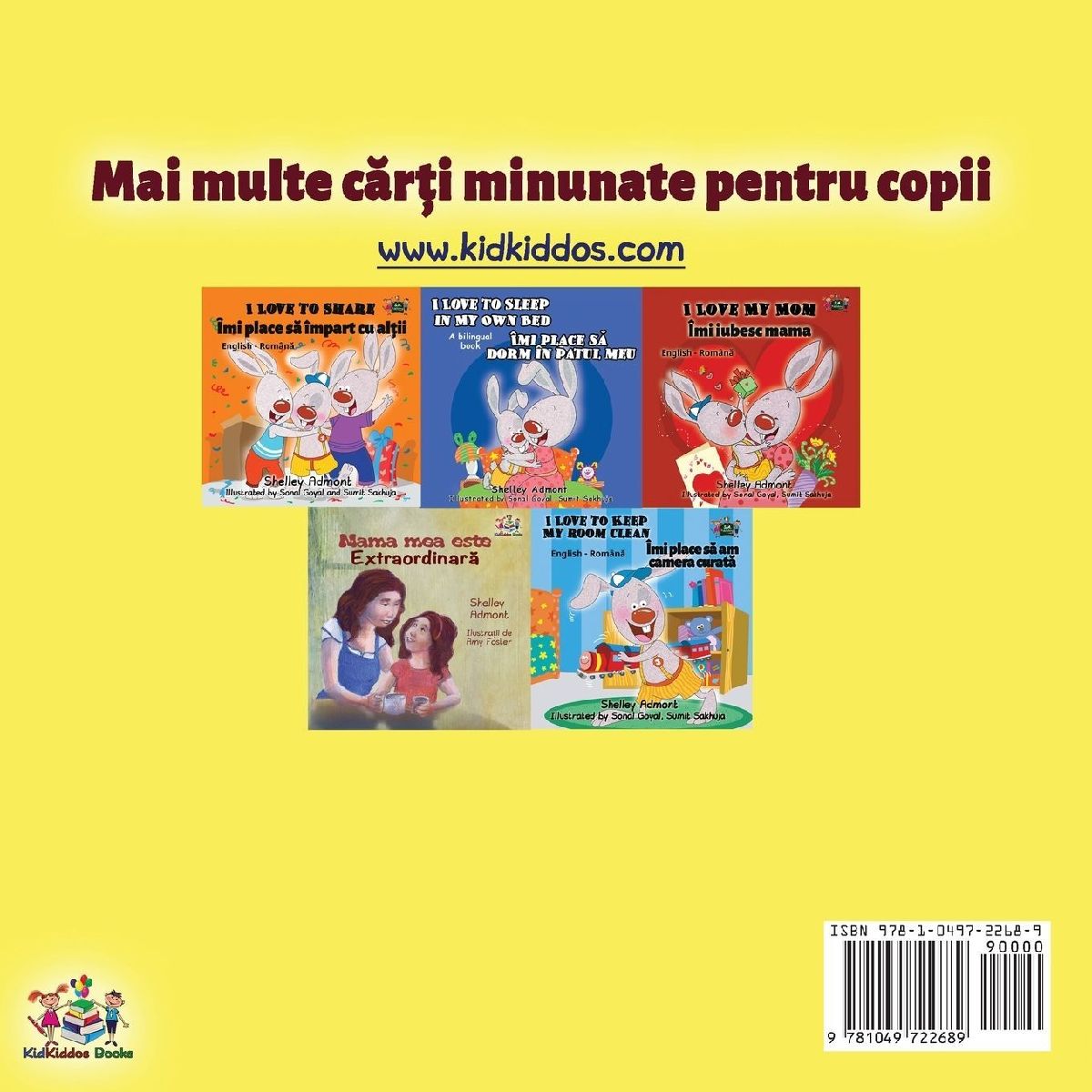 I Love to Eat Fruits and Vegetables (Romanian Edition)