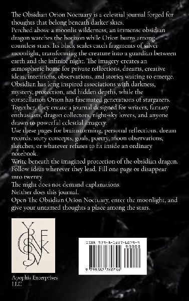 The Obsidian Orion Noctuary