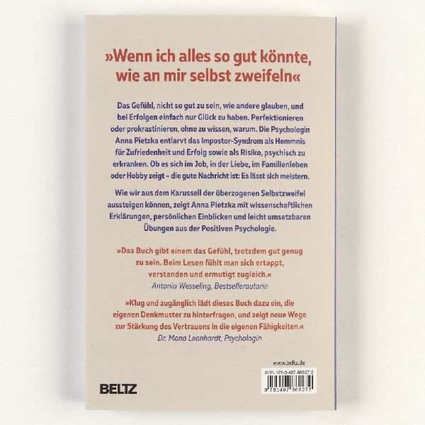 Glaub nicht alles, was deine Selbstzweifel dir sagen