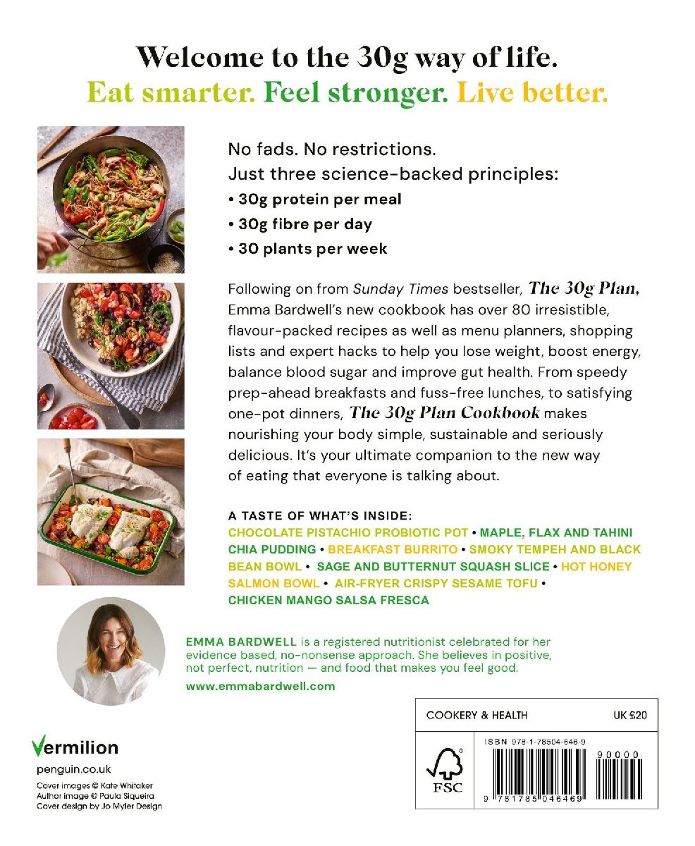 The 30g Plan Cookbook