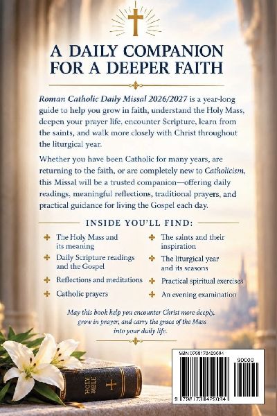 ROMAN  CATHOLIC  DAILY MISSAL  2026/2027