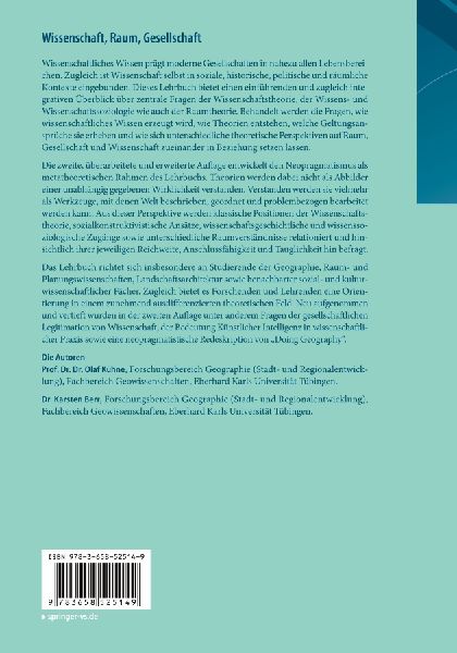Wissenschaft, Raum, Gesellschaft