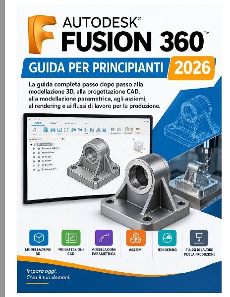 Guida utente di Autodesk Fusion 360 per principianti 2026